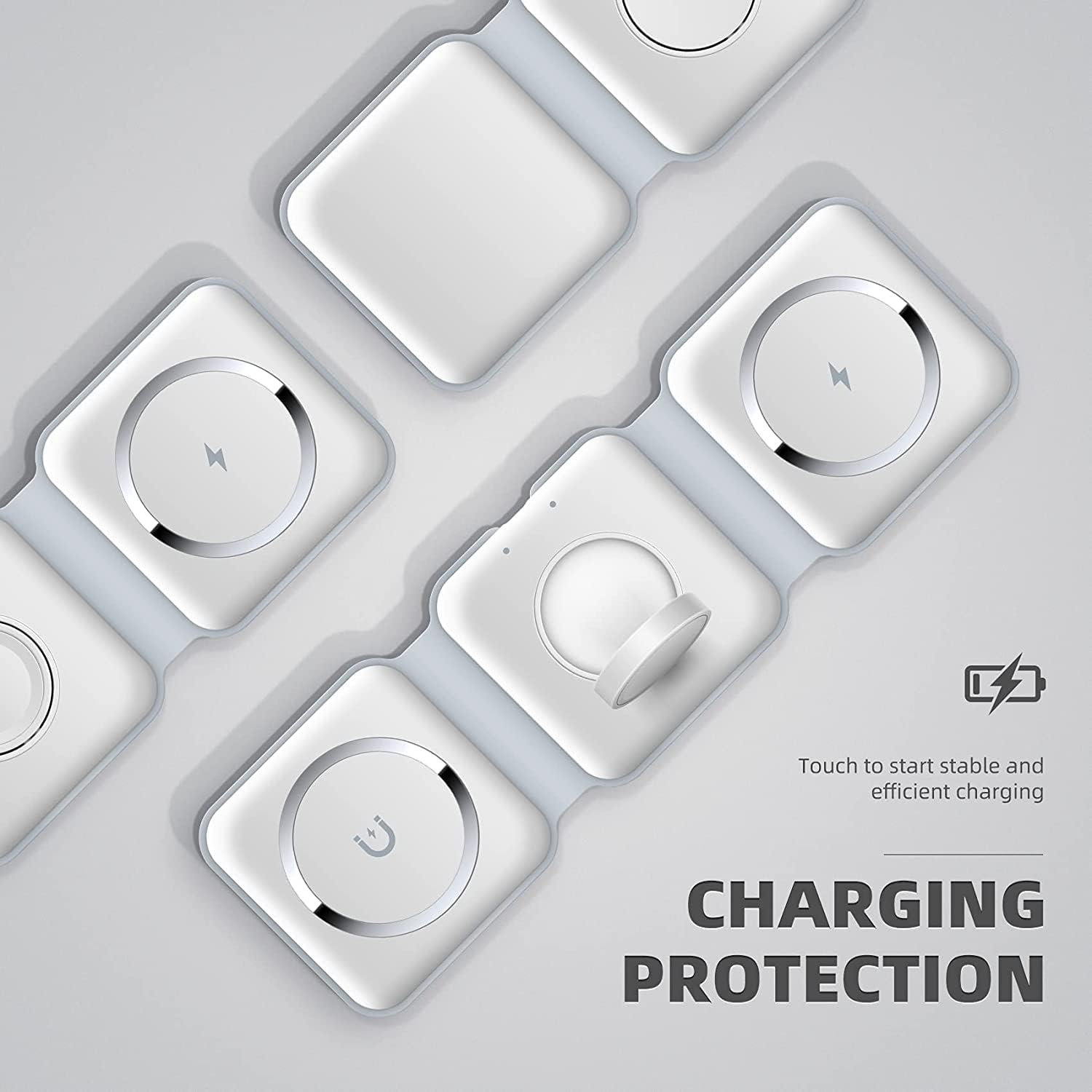 3 in 1 Foldable Magnetic Wireless Charging Station